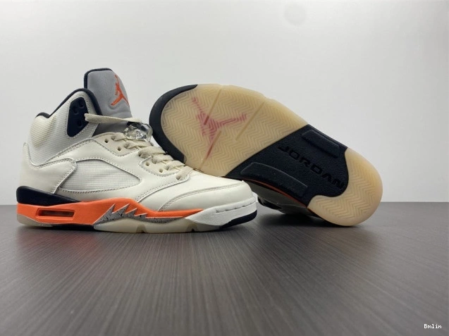 Bmlin 5 DC1060-100 Orange Jordan Total Retro 0818